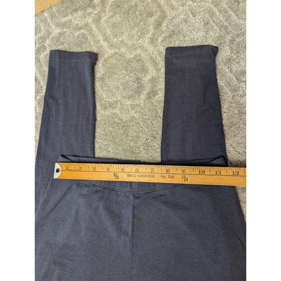 H&M Basic Leggings Womens Juniors Size Small Navy Blue Stretch Easy Care Comfy - Picture 2 of 6